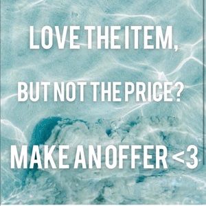 Always make an offer!!